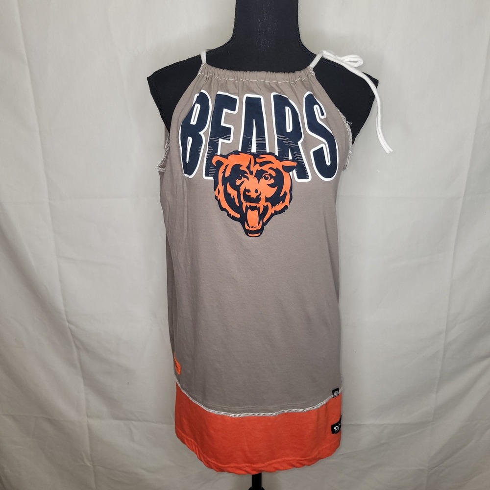 Chicago Bears Tie Shoulder Tank Dress‎
